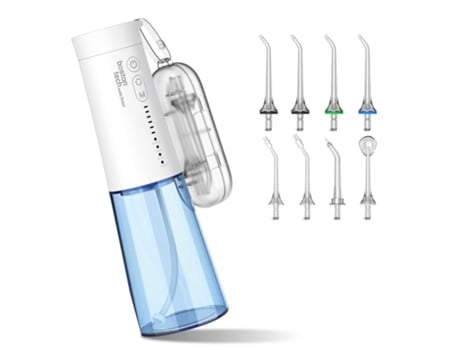 Ultracare de Irrigador Dental 8 Bicos Incluídos 4 Modos 6 Níveis Laptop