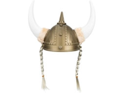 Chapéu Viking Ciieeo Com Chifres, Plástico, Capacete Confortável Para Fantasia De Dança E Festa À Máscara