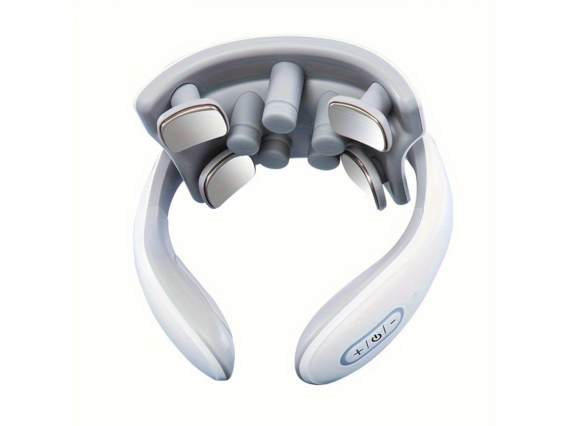 Novo Massagemador Cervical Inteligente Branco Aquecimento, Elétrico Sfushos