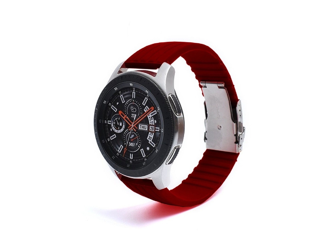 Bracelete Silicone Líquido para Haylou RT2 LS10 Vinho