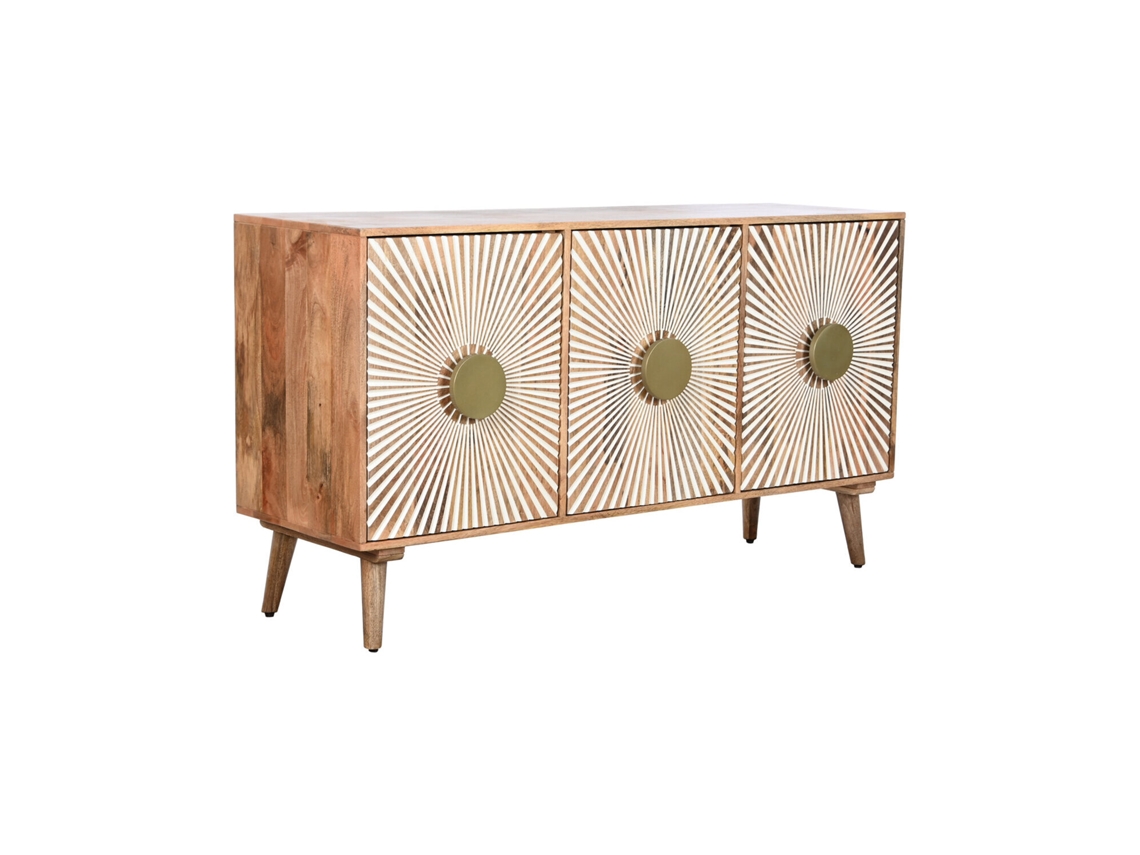 Aparador em Madeira de Mangueira com 3 Portas ALEXANDRA HOUSE LIVING (145x45x80cm)