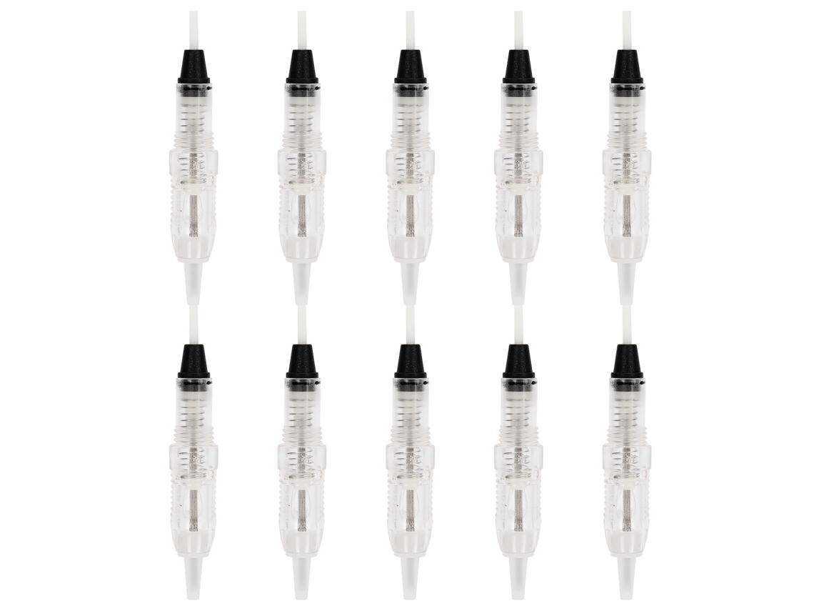 10pcs Agulhas De Tatuagem Cartucho Para Microblading Brows Eyeliner Máquina De Tatuagem 5f