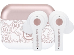 Auricular Sem Fios Bluetooth YIZHOOD Ts100 Hifi Estéreo À Prova de Suor In Ear Microfone Branco