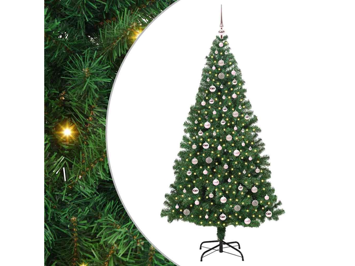 Luzes De Cordão Decorativas Vidaxl Verde Pvc (240 Cm)