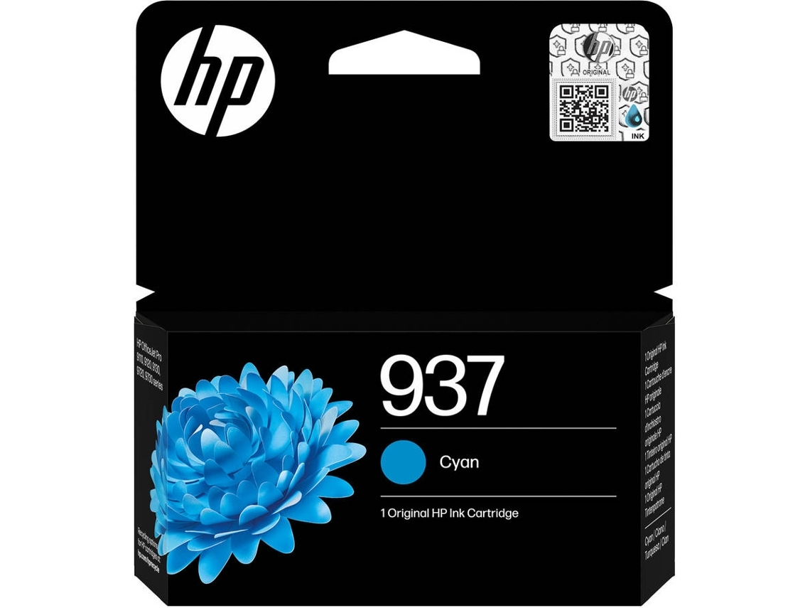 Tinteiro HP 937 Azul (Outlet Caixa Aberta - 4S6W3NE)