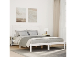 Vidaxl Cama Extra Longa Sem Colchão 140x210 Cm Madeira Maciça