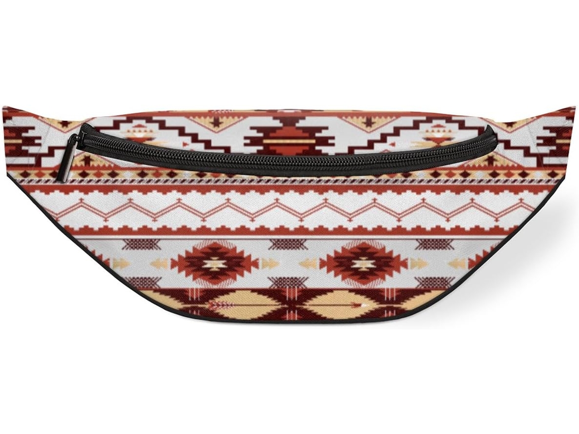 Pochete com Estampa Étnica Tribal para Homens T Estampas Impermeável de Alta Qualidade