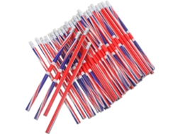 Conjunto De 60 Lápis De Madeira Coloridos Com A Bandeira Britânica, Duráveis E Fáceis De Guardar, Apagáveis,