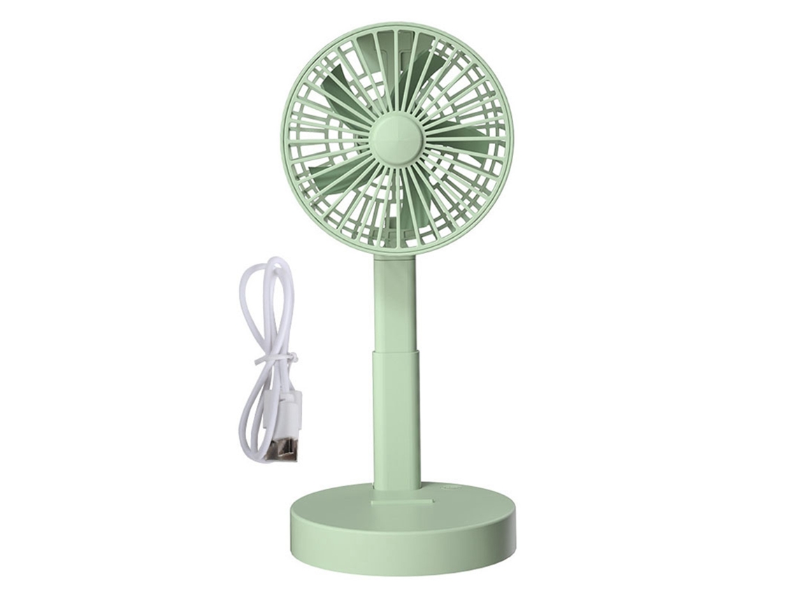 Vents de Mesa Usb Plegable 3 Velocidades Silencioso Verde
