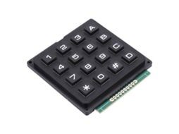 Módulo de teclado externo 4x4 con 16 botones pulsadores para microcontroladores MCU de alta calidad | S/MARCA