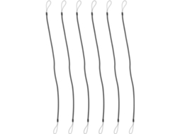 Conjunto De 6 Cabos Retráteis Para Caneta Stylus De Tablets, Com Mola Anti-perda.