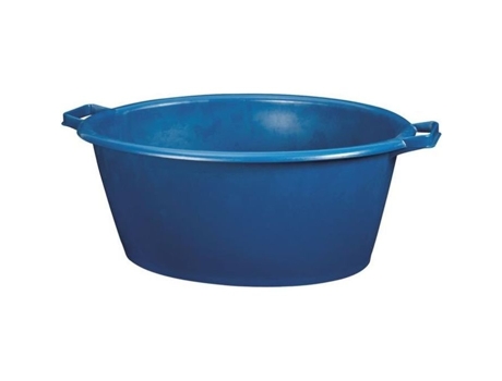 Banheira Oval Em Alumínio E Plástico 45l 62 X 50 Cm Azul Aluminium Et Plastique