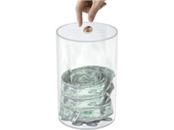 Cofrinho Transparente, Cofre De Acrílico, Grande Capacidade, De Dinheiro- A Decoração Perfeita Para Meninos E