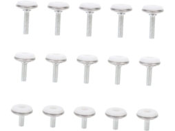 Artibetter Conjunto De 30 Protetores Pés Ajustáveis Para Mesas E Cadeiras, Com Parafusos De Nivelamento Para Proteção Do
