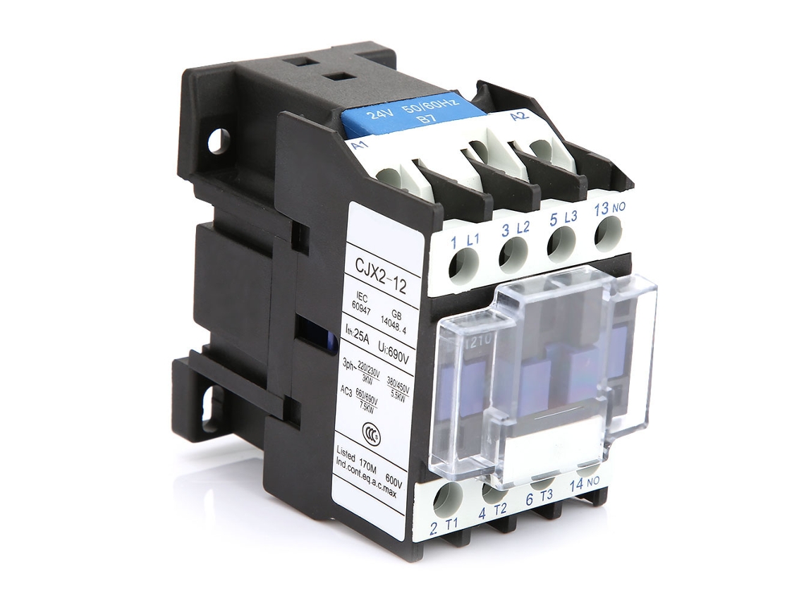 Laxiscreed Cjx2-1210 Disjuntor Industrial Monofásico 24v Ac Para Controle De Potência