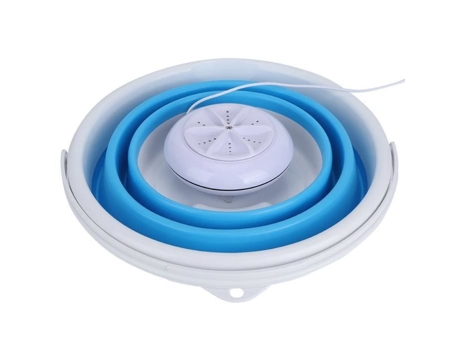 Máquina de lavar ultrassônica dobrável EBTOOLS - roupas íntimas, meias, roupas de bebê - branca EBTOOLS