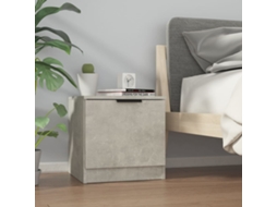 Vidaxl Mesa De Cabeceira 40x39x40 Cm Cinzento Cimento
