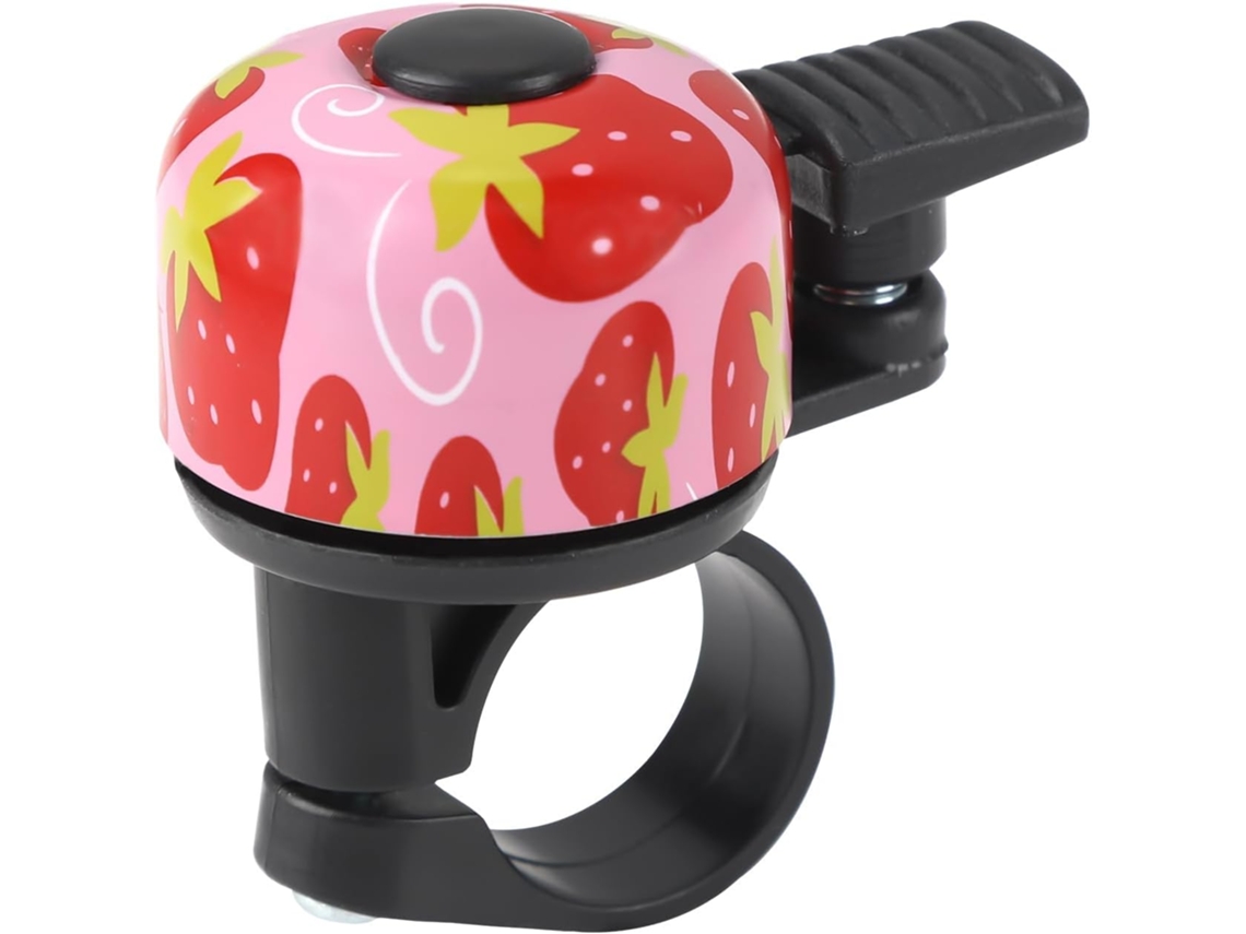 Campainha AQUAFORGE, para Guidão 22 Mm, infantil, rosa, com design de morango