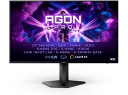 Monitor AOC AG276QZD (26.5'' - Oled QHD - Preto)