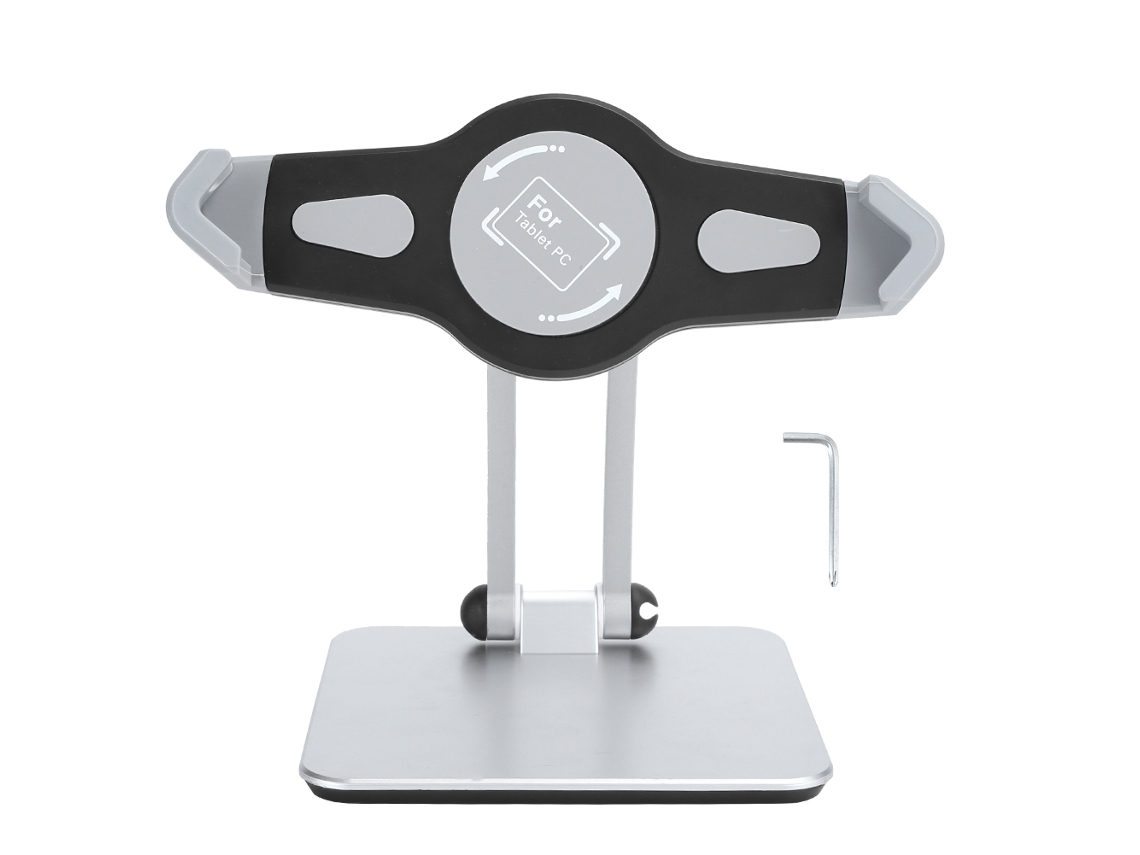 Suporte Para Tablet Com Rotação De 360°, Plegável E Base De Metal Multifuncional