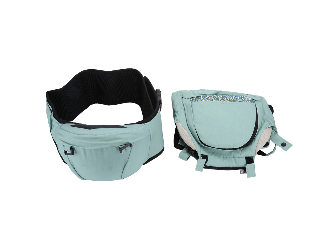 Canguru ergonômico para bebê, assento lombar, frontal, para recém-nascidos, tipo mochila, verde.