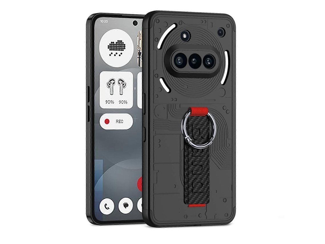 Capa De Celular Com Proteção Lateral E Pulseira Magnética Para Nothing Phone 3a