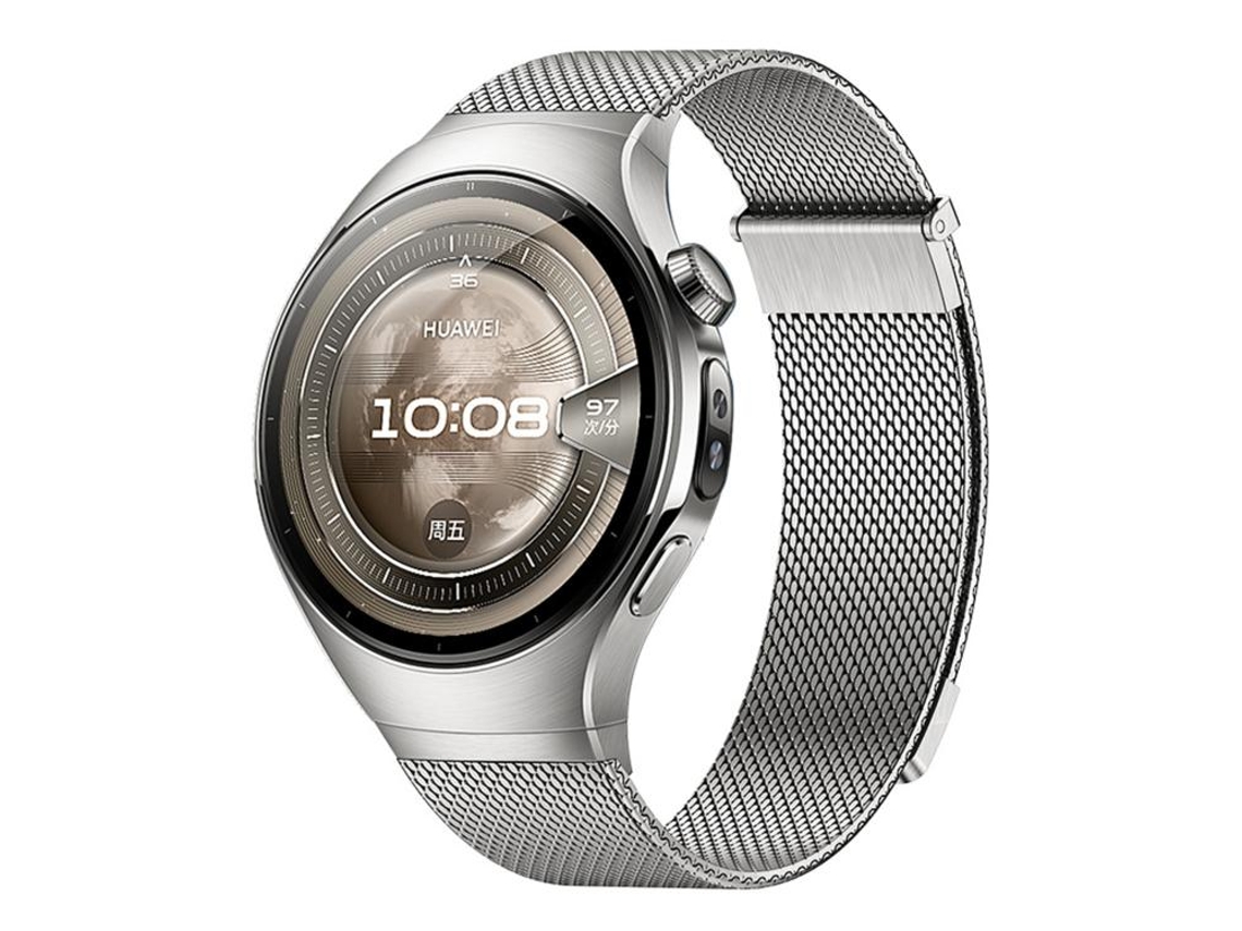 Bracelete para Huawei Watch 5 Aço Inoxidável Milanês Magnético Botão de Pressão Cor Titânio XIAOMOYU (46mm)