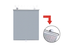 Cortina Retrátil De Proteção Solar Ajustável Com 3 Ventosas 40x60 Cm - Bloqueia Raios Uv E Reduz Calor Interior Proteção Ocular Prata