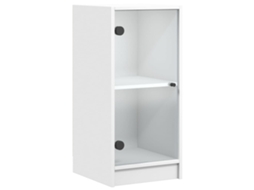 Side Cabinet, Side Cabinets Vidaxl Branco Madeira Processada (n/a)