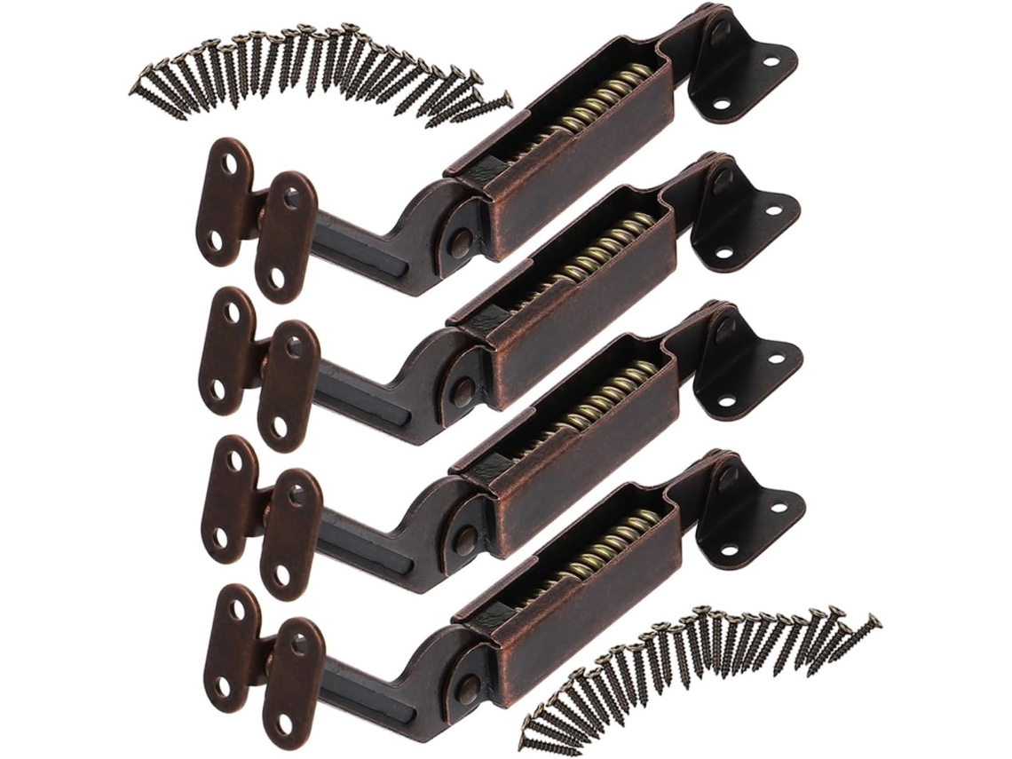 Conjunto De 4 Dobradiças Ferro Com Fechamento Suave Para Tampa