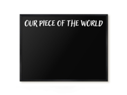 Magnetic Board For Wall Our Piece Of The World For The Bedroom Espelharte (80x60 Cm)
