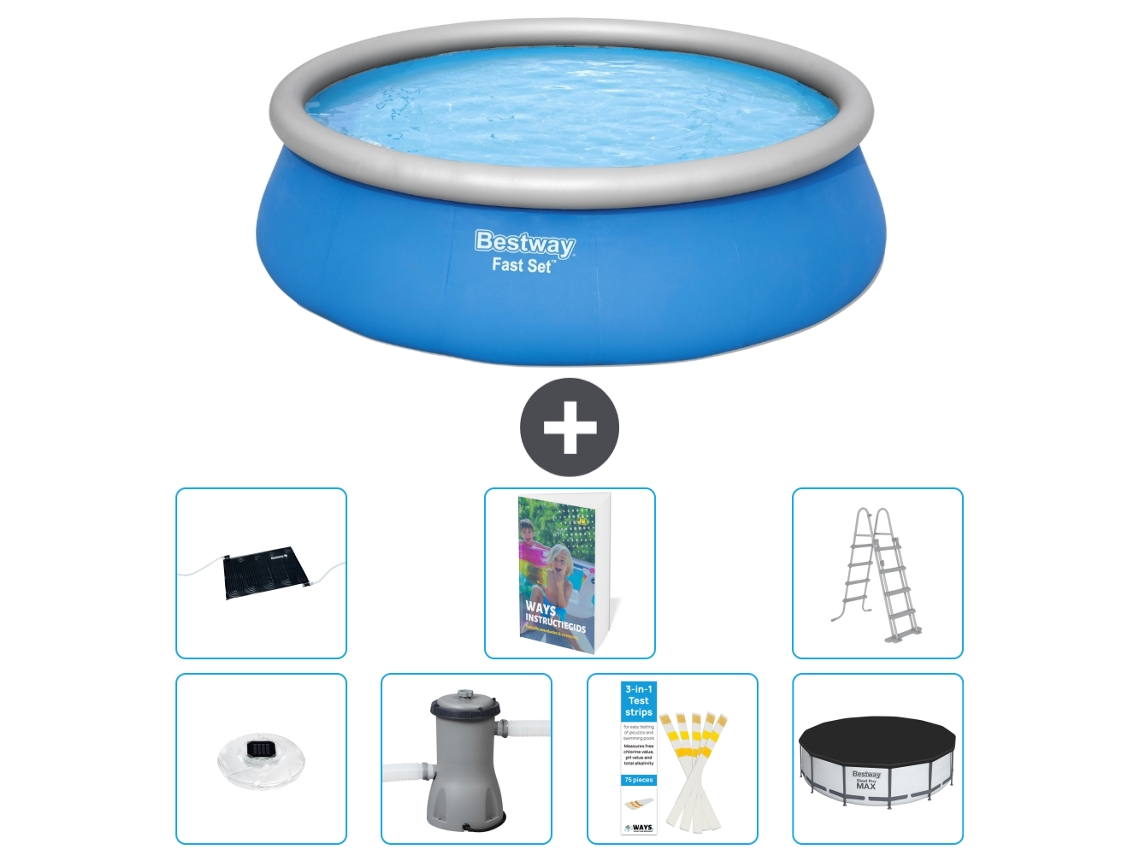 Bestway Piscina Bestway Fast Set Redonda - 457x122 Cm - 8-peças S502