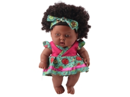 Primerox boneca Bebê Reborn Realista 20cm Cabelo Cacheado Brinquedo Educativo Presente Q8 003