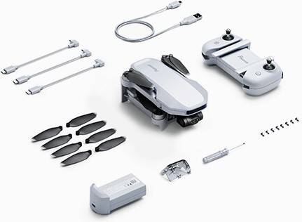 Drone POTENSIC ATOM Standard Kit (4K - Autonomia: Até 32 min - Branco)