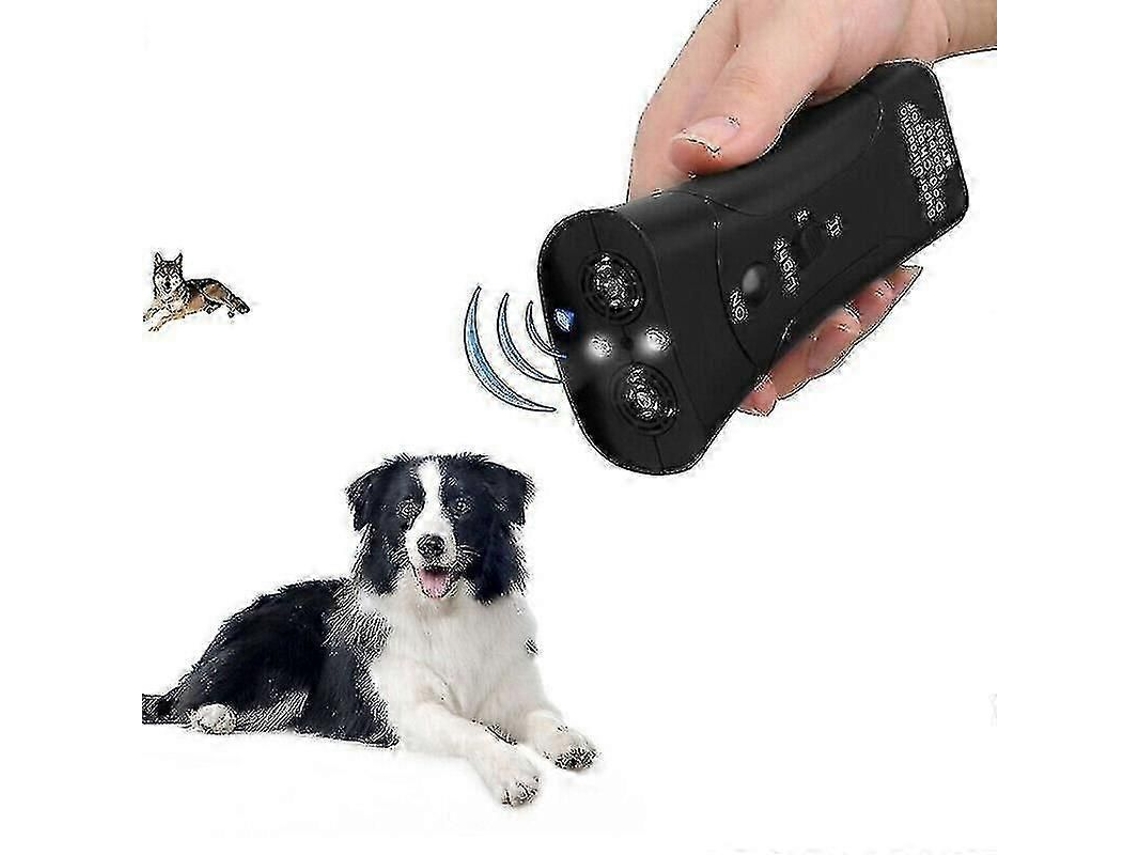 Adestrador Ultrassônico Pet Gentle Para Cães, Com Dois Canais, Portátil E Com Lanterna Led. Equipamento De Segurança Petgentle Para Passeios Ao A