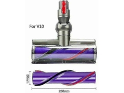 Conjunto De Escovas Para Aspirador De Pó V10 Absolute Animal Sv14 970135-01, 970100-05