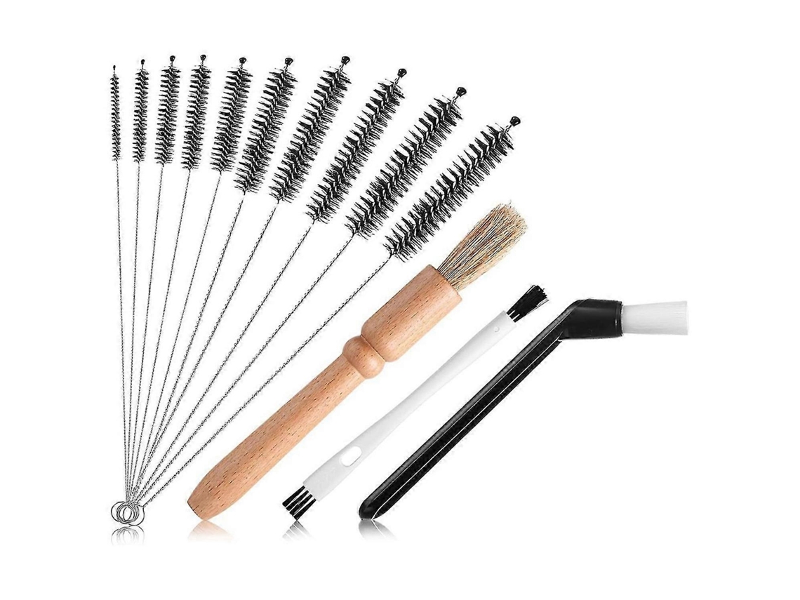 Conjunto de 13 peças de acessórios para moedor de café, para dosagem, limpeza ou manuseio durante o preparo do café expresso.