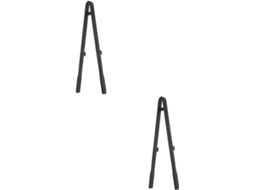 Pinças De Cozinha Toyvian Silicone, Conjunto De 2 Peças, Resistentes Ao Calor, Ideais Para Churrasco E Culinária