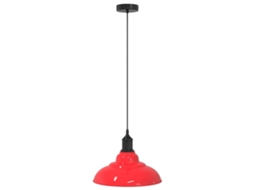 Pendant Lamp, Pendant Lamps Vidaxl Vermelho Metal (n/a)