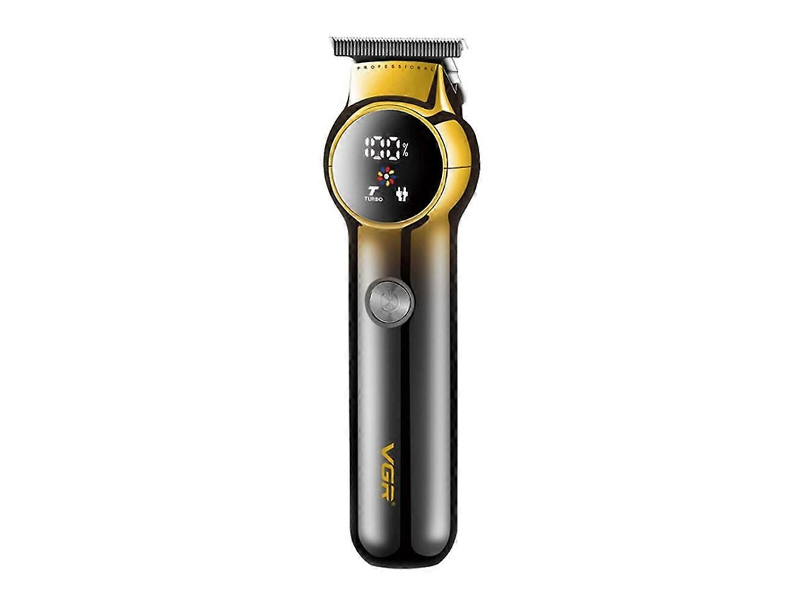 Vgr V-989 Máquina De Cortar Cabelo 5w Usb Com Ecrã Digital E Ajuste Gradiente