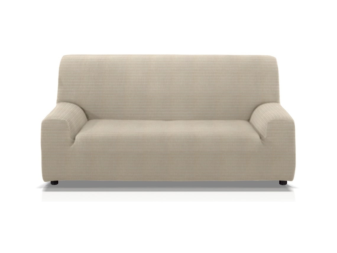 Capa Elástica de Sofá de 3 Lugares Vulcano Marfim Worten.pt