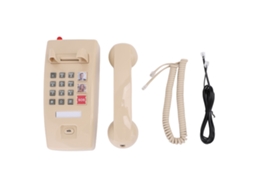 Telefone Vintage, Fixo de Parede, Volume Ajustável, Telefone Fixo para Casa e Escritório EOOCOO