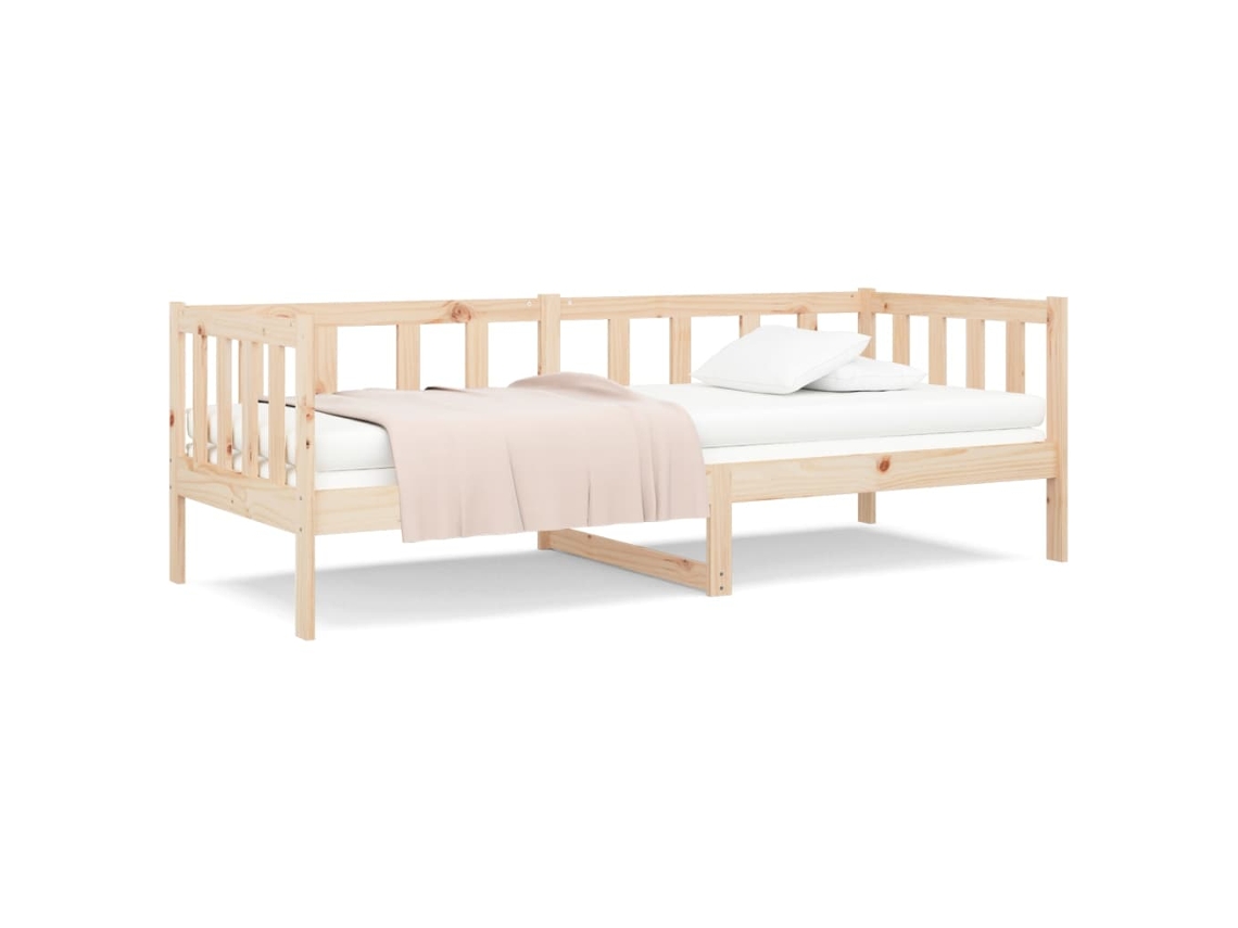 Day Bed, Day Beds Vidaxl Marrom Madeira De Pinho (90 X 190 Cm)