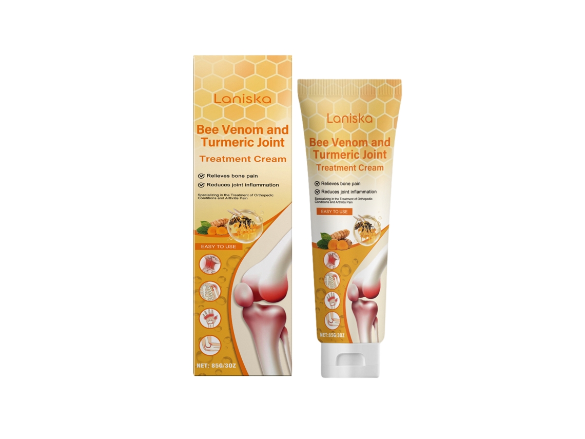 Creme Alívio Articular com Cúrcuma e Veneno de Abelha para Melhorar a Mobilidade LAXISCREED