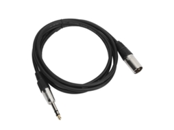 Aetheria cabo Xlr Macho para 6.35mm Macho 1/4in Balanced 2m Cobre Sem Oxigênio Pvc