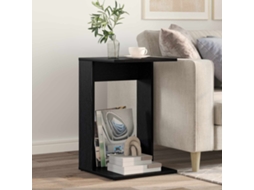 Vidaxl Mesa Lateral Carvalho Preto 40 X 38 X 62,5 Cm