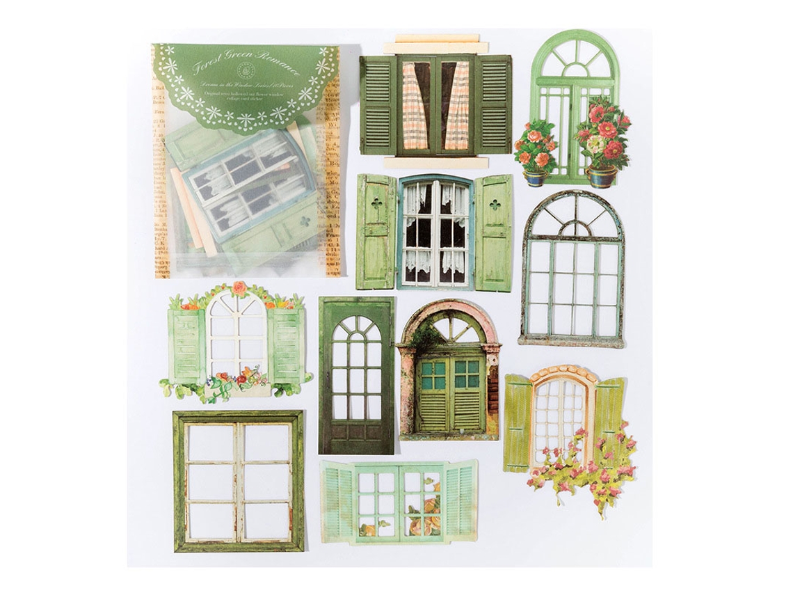 Adesivos Decorativos Diy Para Scrapbooking, Diários E Planners, Fáceis De Remover