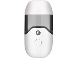 Mister Facial Nano Portátil, Vaporizador de Névoa Fria 50ml, Recarregável Via Usb