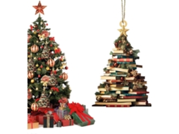 Enfeite De Natal Em Formato De Livro, Acessório Multifuncional Para Casa |