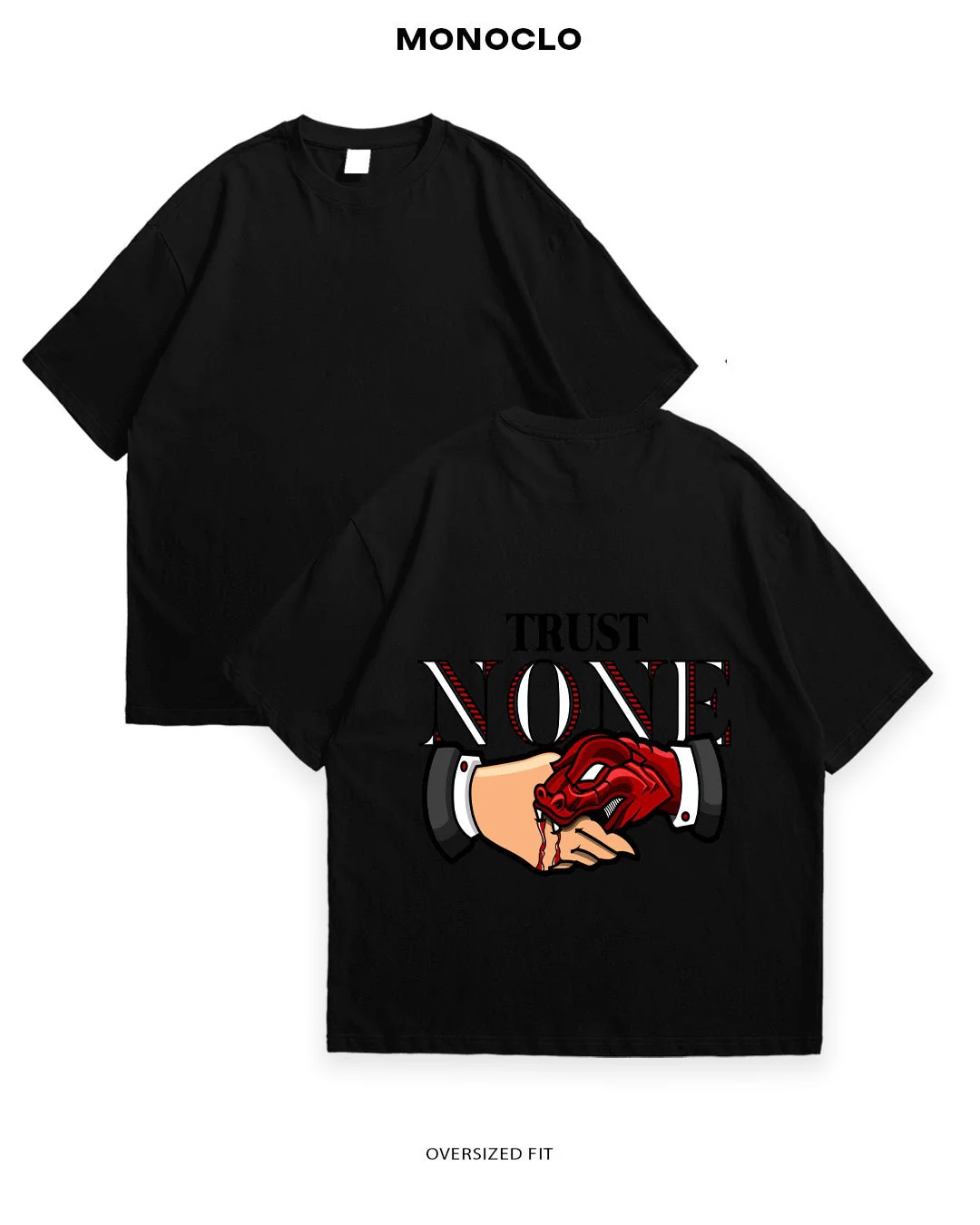 T-shirt Rockinstone Monoclo Trust None (m)